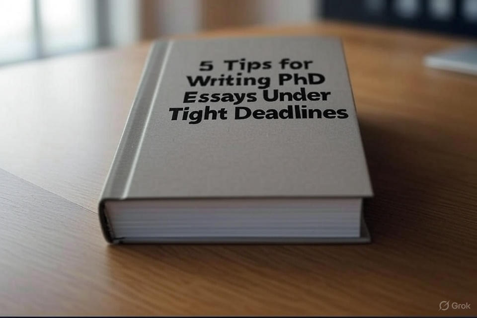 5 Tips for Writing PhD Essays Under Tight Deadlines